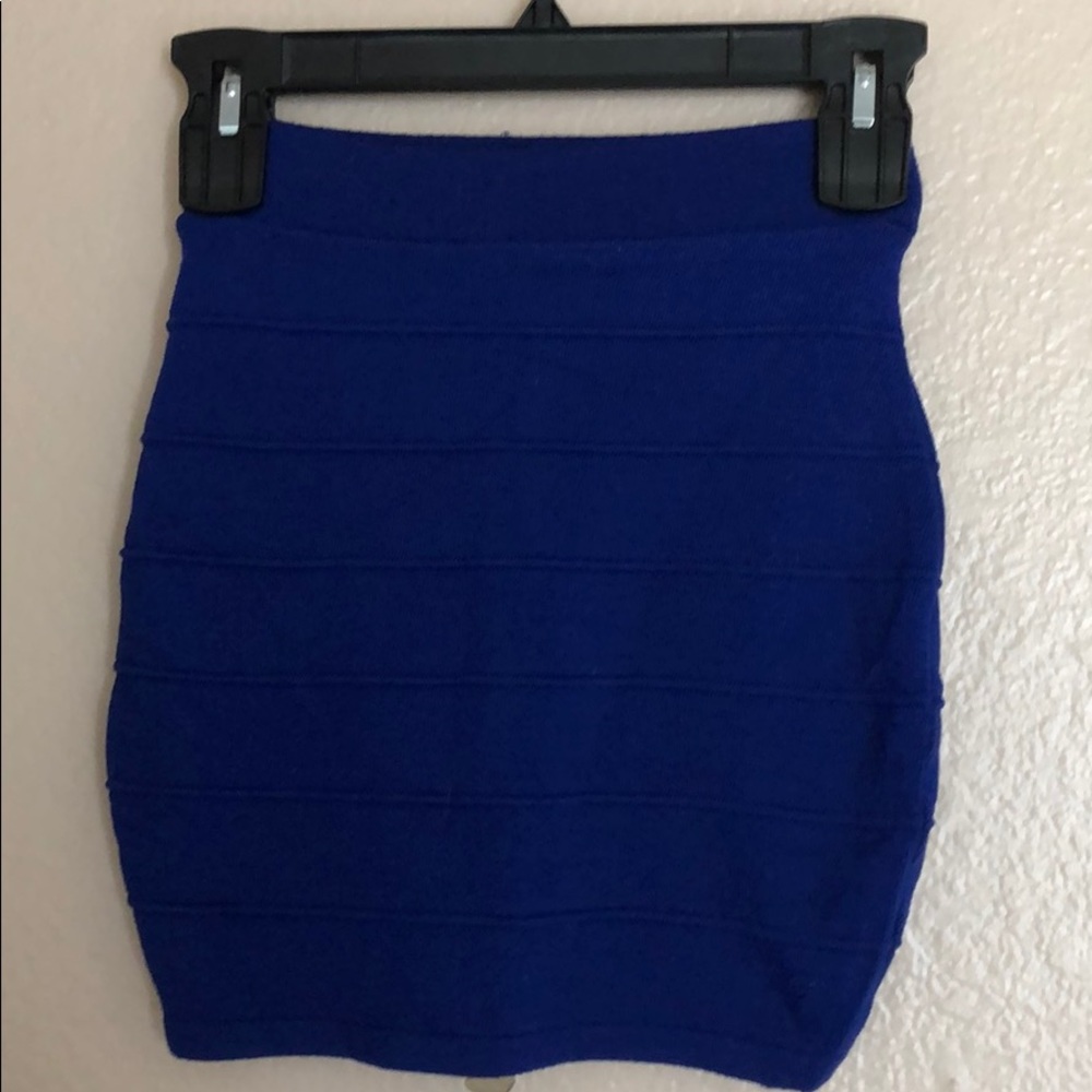 Dark Blue Mini Skirt